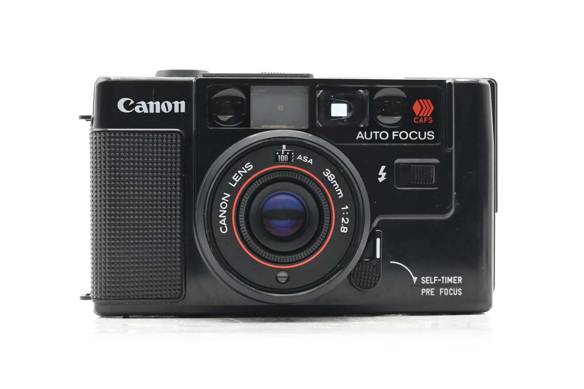 【動作確認済】 Canon AF35M G0313-77-2v Used Canon AF35m 35mm Film Camera w/38mm f2.8 Lens Parts/Repair in