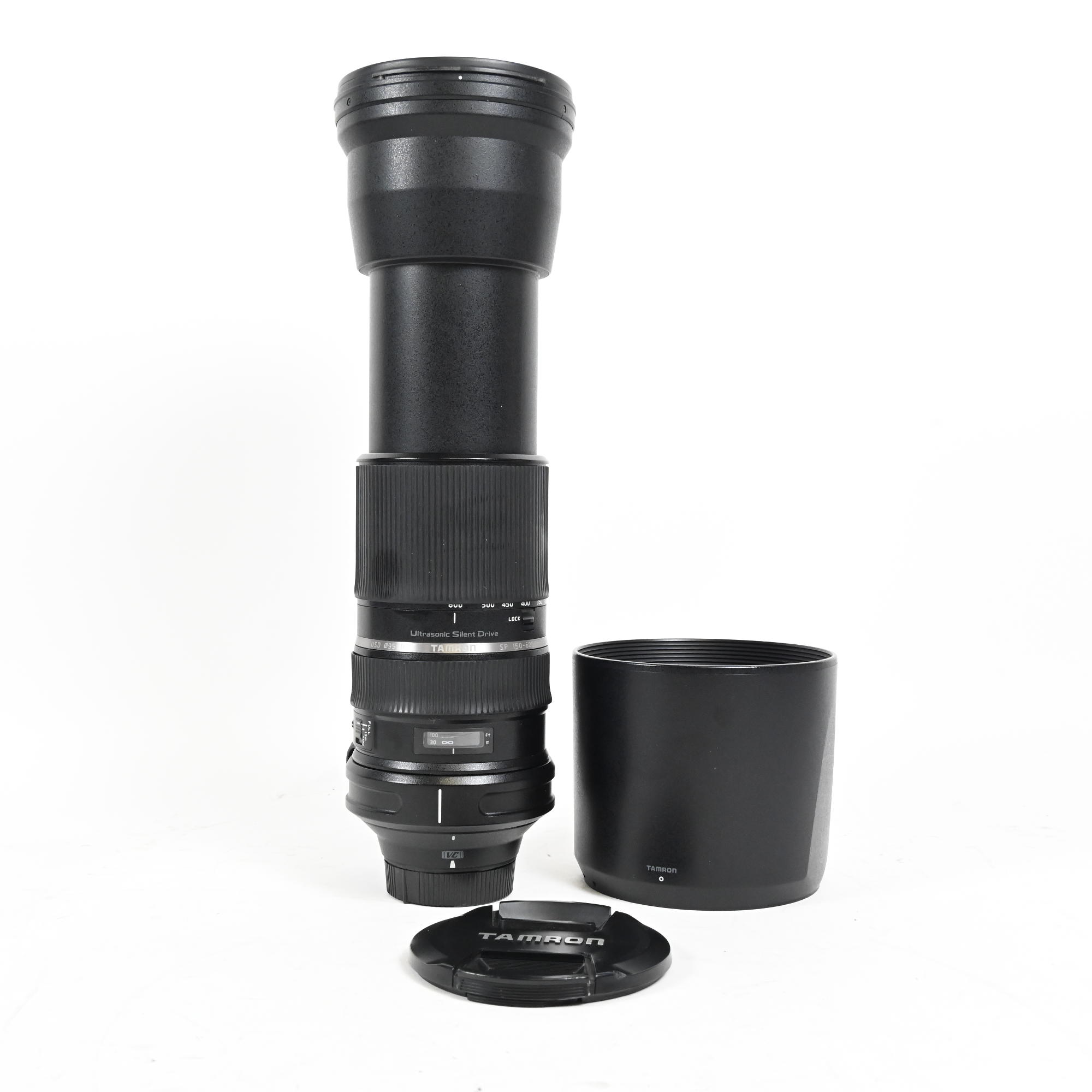 Used Tamron A011 AF 150-600mm f5-6.3 SP Di VC USD Lens Nikon *Read