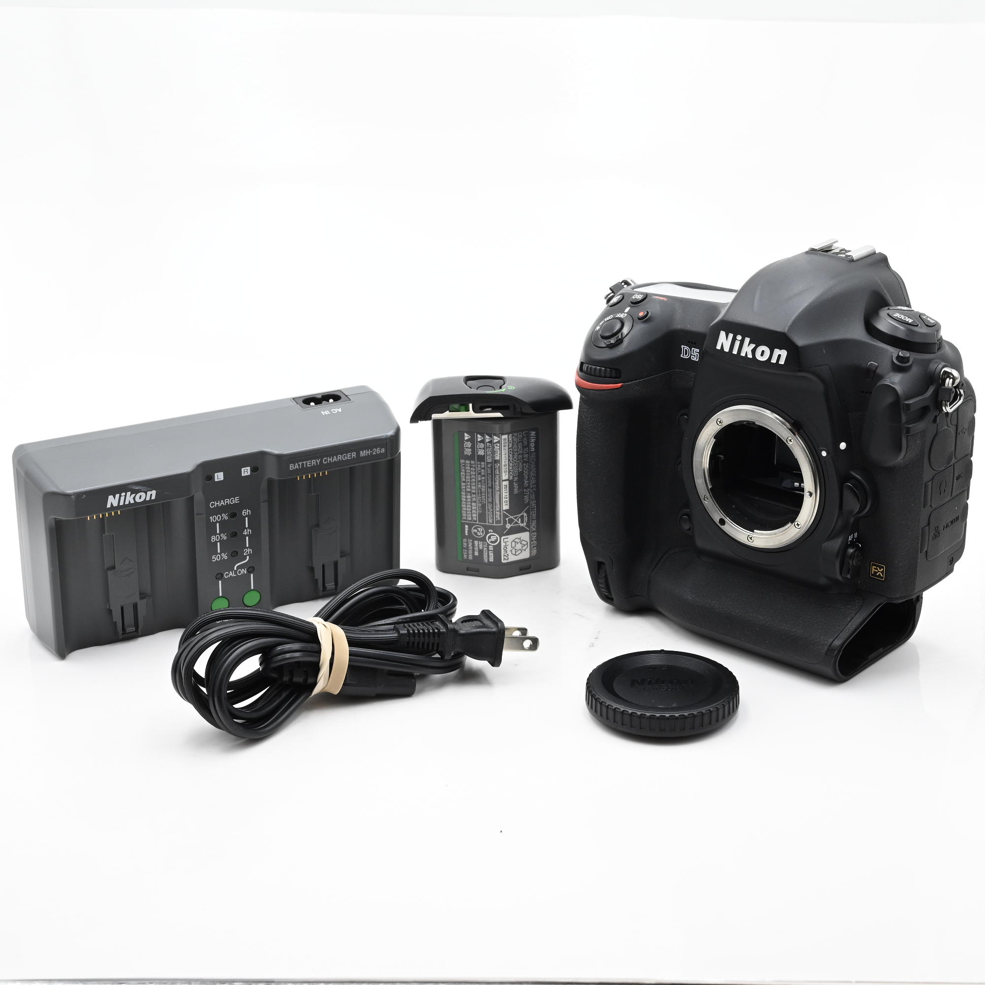 Nikon D5 Digital Camera 20.8MP DSLR Camera Body (Dual XQD Slots) D5-a