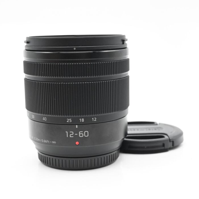 Used Panasonic Lumix G 12-60mm f3.5-5.6 Power O.I.S. MFT Lens H 