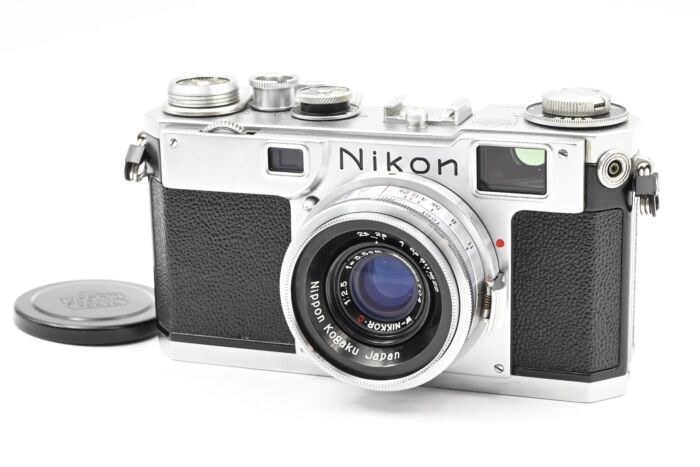Used Nikon S2 Black Dial Rangefinder Nippon Kogaku Camera