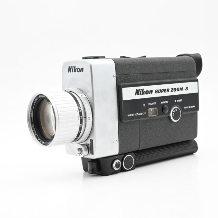 Used Nikon Super-Zoom 8 Movie Camera (Super 8mm, 8.8-45mm f1.8