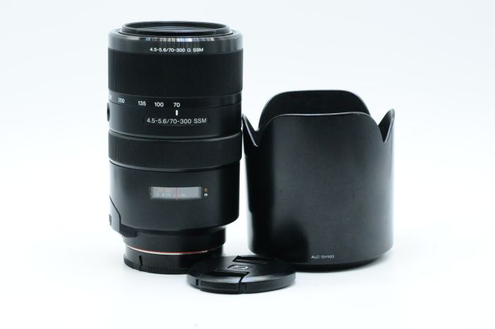 Used Sony G 70-300mm f4.5-5.6 SSM Lens SAL70300G A Mount in 'Good