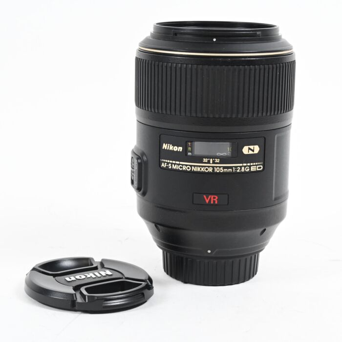 Used Nikon Nikkor AF-S 105mm f2.8 G VR Micro IF ED Lens AFS