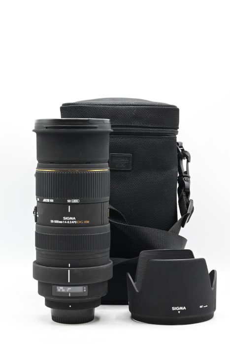 Sigma AF 50-500mm f4-6.3 EX APO DG HSM Lens Nikon