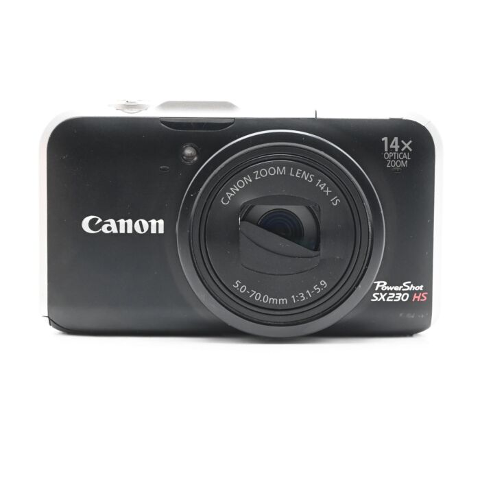 Used Canon PowerShot SX230 HS 12.1MP Digital Camera w/14x Zoom in