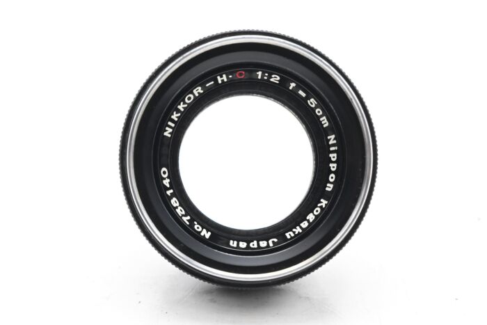 Used Nikon Nikkor 5cm 50mm f2 HC Rangefinder Lens Black Rigid in