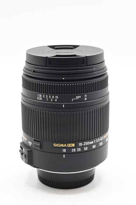 Used Sigma AF 18-250mm f3.5-6.3 DC Macro OS HSM Lens Nikon in