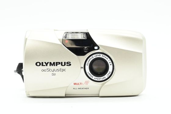 Olympus Stylus Epic Deluxe DLX 35mm Film Camera w/35mm f2.8 Lens