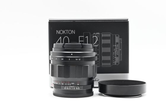 Voigtlander 40mm f1.2 Nokton Lens Sony E Mount