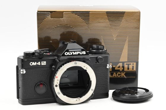 Olympus OM-4Ti SLR Film Camera Body Black OM4Ti