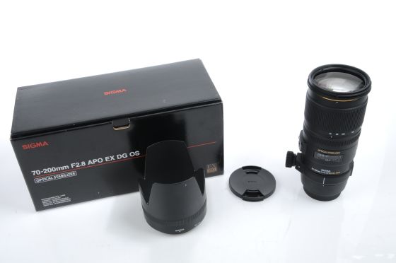 Sigma AF 70-200mm f2.8 APO DG EX HSM OS Lens Minolta/Sony
