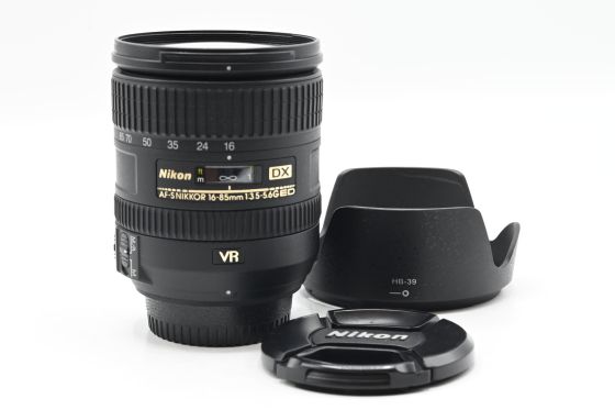 Nikon Nikkor AF-S 16-85mm f3.5-5.6 G VR DX ED Lens AFS