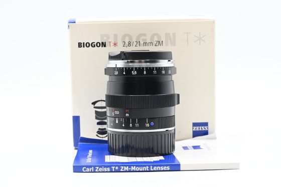 Zeiss 21mm f2.8 Biogon T* ZM Lens Leica M Mount