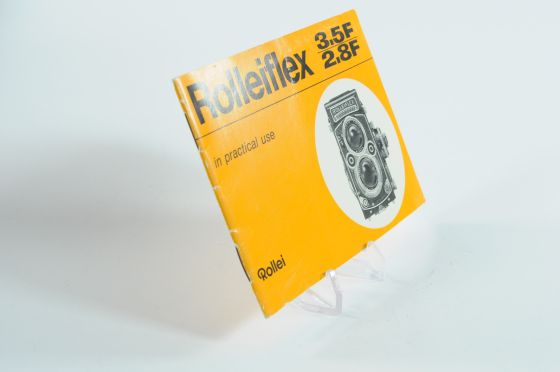 Rolleiflex 3.5F 2.8F in practical use Instruction Booklet