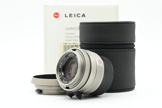Leica 11609 35mm f2 Summicron-M ASPH Titanium Lens