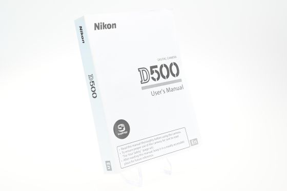 Nikon D500 Digital Camera Instruction Manual