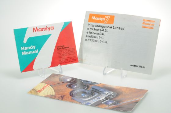 Lot of Vintage Mamiya Manuals Guides Books