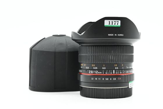 Rokinon 12mm f2.8 ED AS IF NCS UMC Fisheye Lens Canon EF