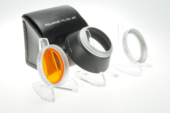 Polaroid Filter Kit w/ UV 597, B&W 596, Lens Shade 598