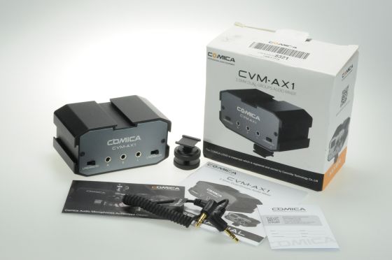 Comica CVM-AX1 Camera-Mount Dual-Channel Audio Mixer
