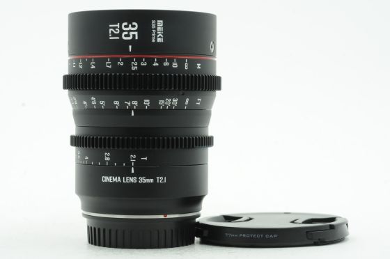 Meike 35mm T2.1 Manual Focus Cinema FF Prime Lens for Canon EF Mount