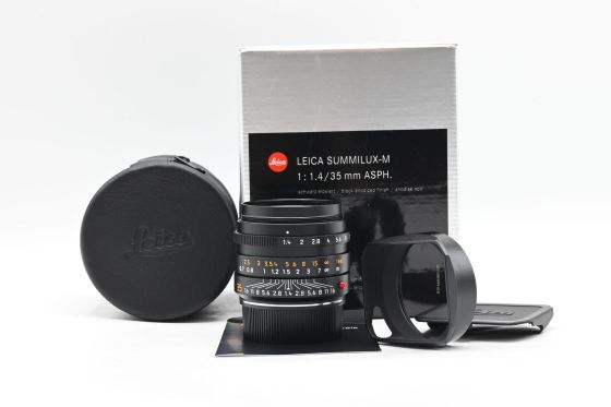 Leica 11663 35mm f1.4 Summilux-M ASPH FLE 6-Bit Lens Black E46