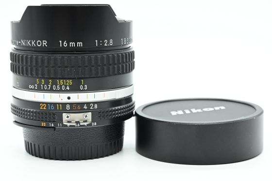 Nikon Nikkor AI-S 16mm f2.8 Fisheye Lens