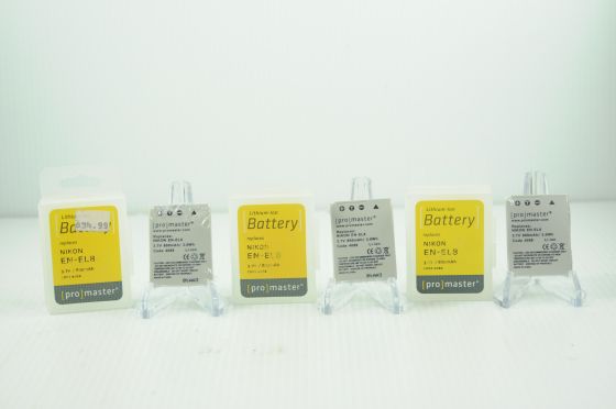 Lot of Promaster For Nikon EN-EL8 Rechargeable Battery F/P1,P2,S1,S3