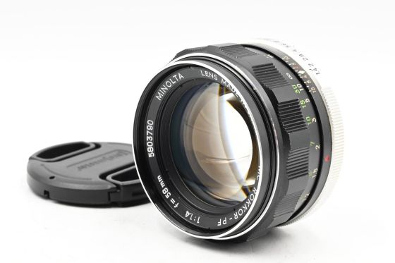 Minolta MC 58mm f1.4 Rokkor-PF Lens