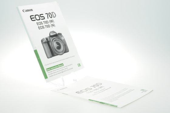Canon EOS 70D Digital Camera Instructions Manual