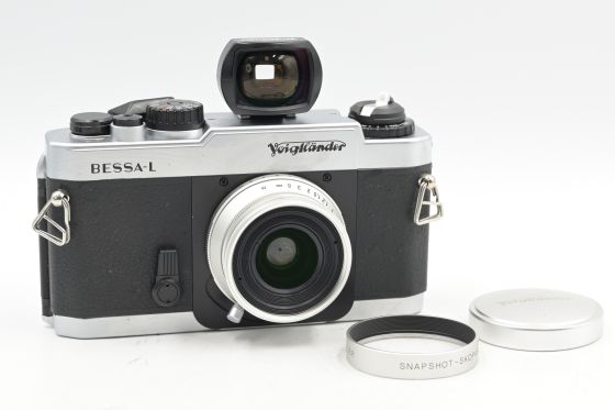Voigtlander Bessa L Rangefinder LTM Film Camera Kit w/ 25mm Lens + Finder