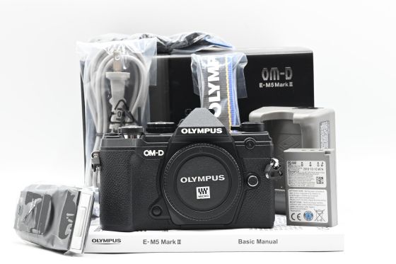 Olympus OM-D E-M5 Mark III Mirrorless 20.4MP Digital Camera Body w/Flash