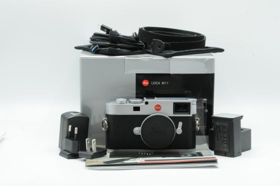 Leica 20201 M11 Type 2416 60MP Digital Rangefinder Camera Body Silver
