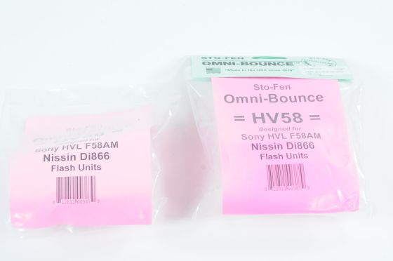 Lot of Sto-Fen HV58 Omni-Bounce for Sony HVL F58AM & Nissin Di866