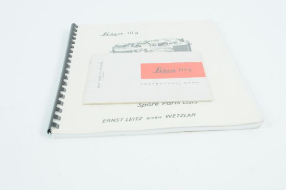 Leitz Leica IIIg Original Instruction Manual Guide Book Printed in Germany