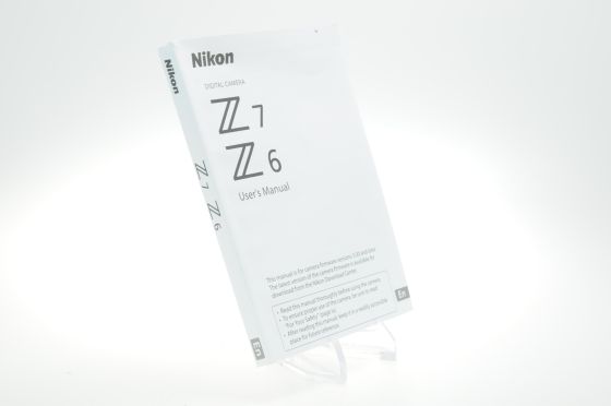 Nikon Z7 Z6 Digital Camera Instruction Manual