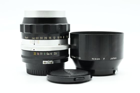 Nikon Nikkor Non-AI 10.5cm (105mm) f2.5 P Nippon Kogaku Lens