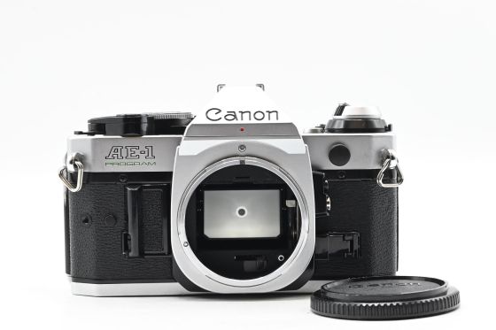 Canon AE-1 Program SLR Film Camera Body AE1 Program Chrome