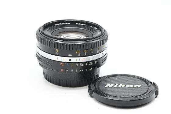 Nikon Nikkor AI-S 50mm f1.8 Lens AIS (Late, Pancake)