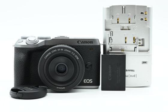 Canon EOS M6 Mark II Mirrorless 32.5MP Digital Camera Kit w/ 22mm Lens