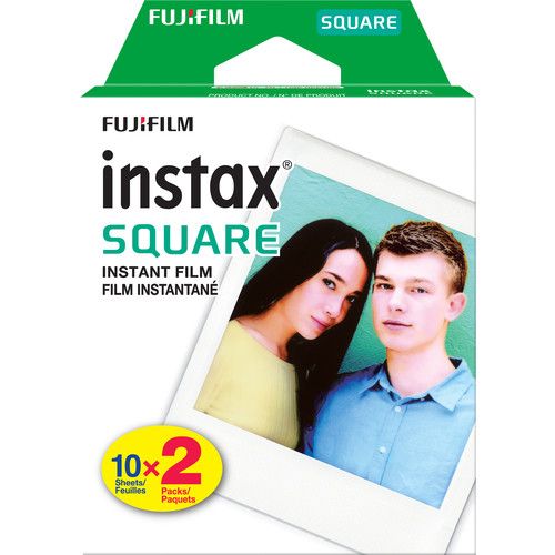 Instax Square Film (10 Exposures) (2 Pack)