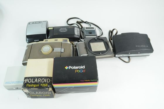 Lot of Polaroid cameras- Untested (for parts & repair)