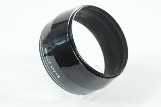 Vintage Kodak 200mm Screw-In Circular Lens Hood Black