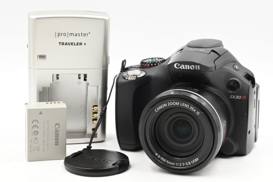 Canon PowerShot SX30 IS 14.1MP Digital Camera w/35x Zoom
