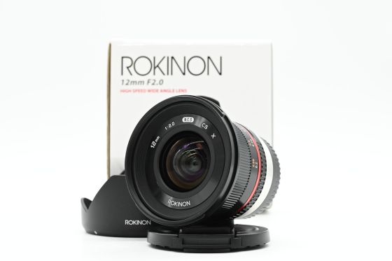 Rokinon 12mm f2 NCS CS Lens Fujifilm XF