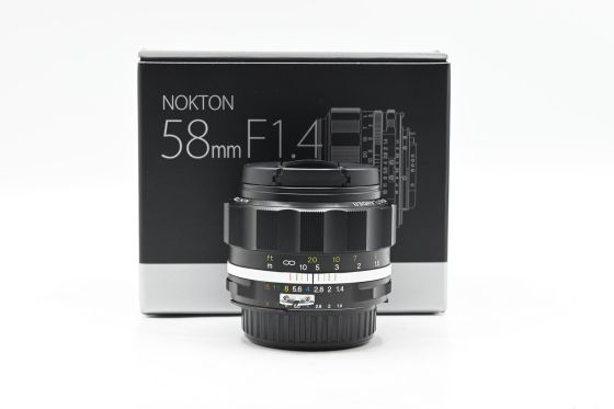 Voigtlander Nokton 58mm f1.4 SL-II S (Man.Focus, Nikon Mount) SL IIs