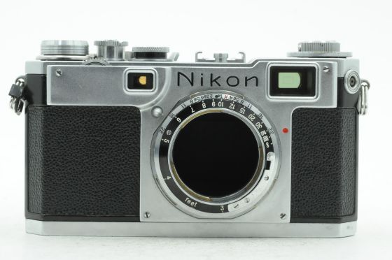Nikon S2 Black Dial Rangefinder Nippon Kogaku Camera Body