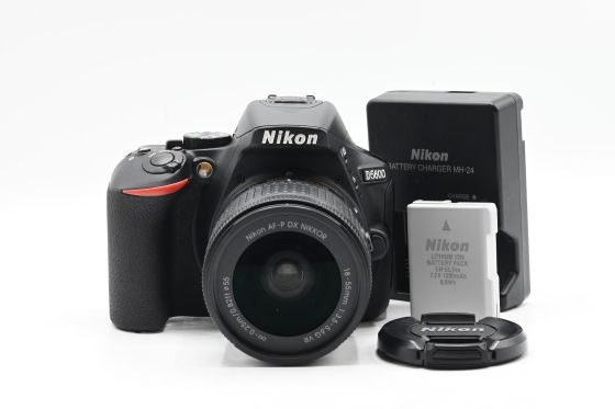 Nikon D5600 DSLR 24.2MP Digital Camera Kit w/ AF-P 18-55mm Zoom Lens