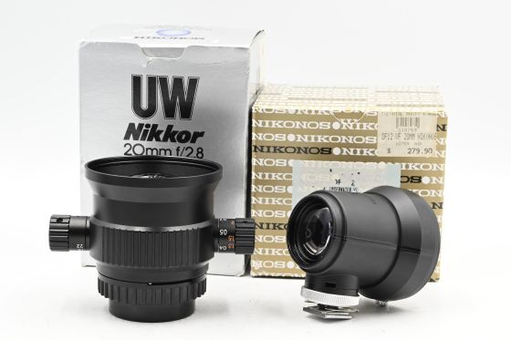 Nikon Nikkor 20mm f2.8 UW Nikonos Lens w/Finder